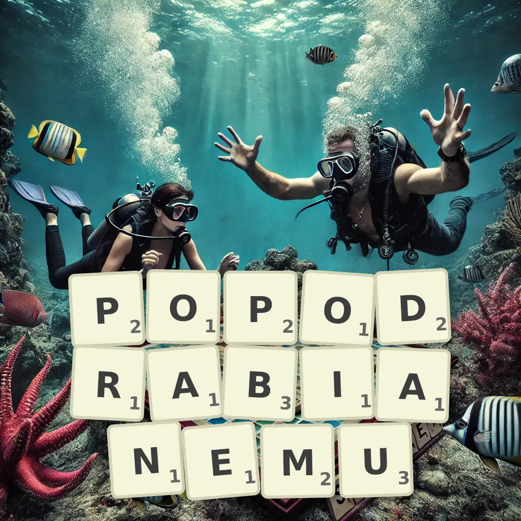 Słowa z liter POPODRABIANEMU