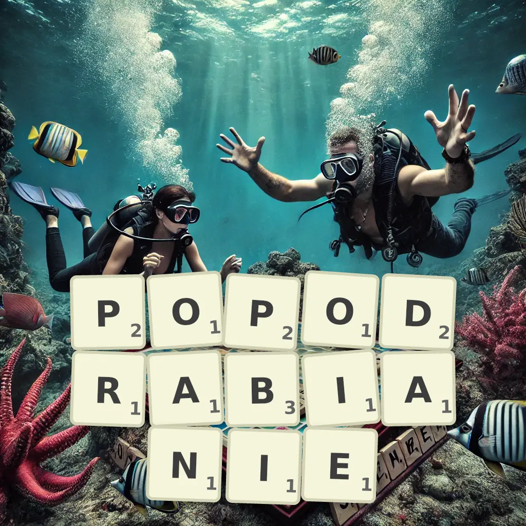 Słowa z liter POPODRABIANIE