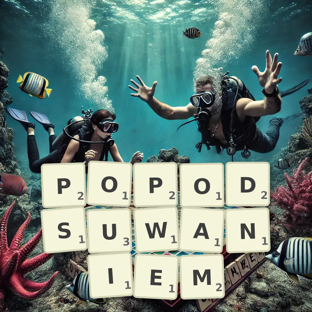 Słowa z liter POPODSUWANIEM