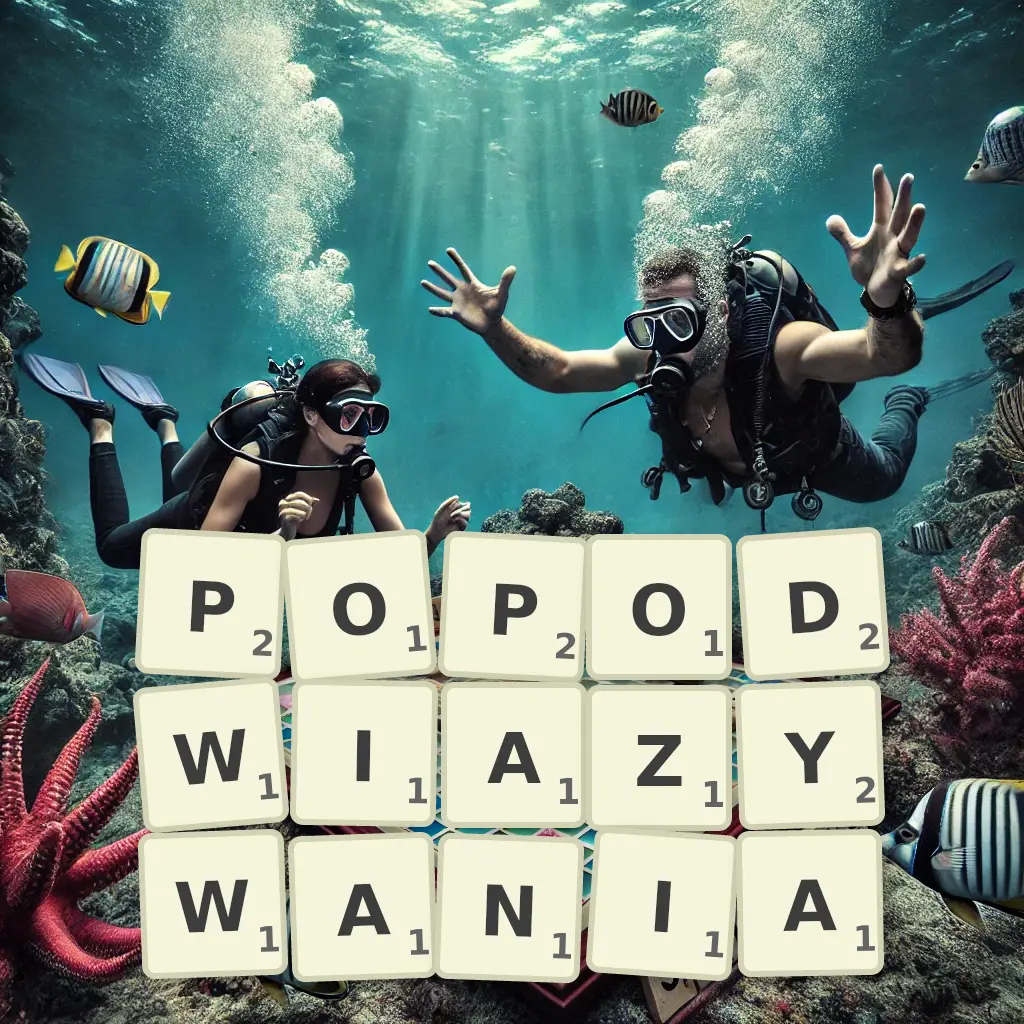 Słowa z liter POPODWIĄZYWANIA