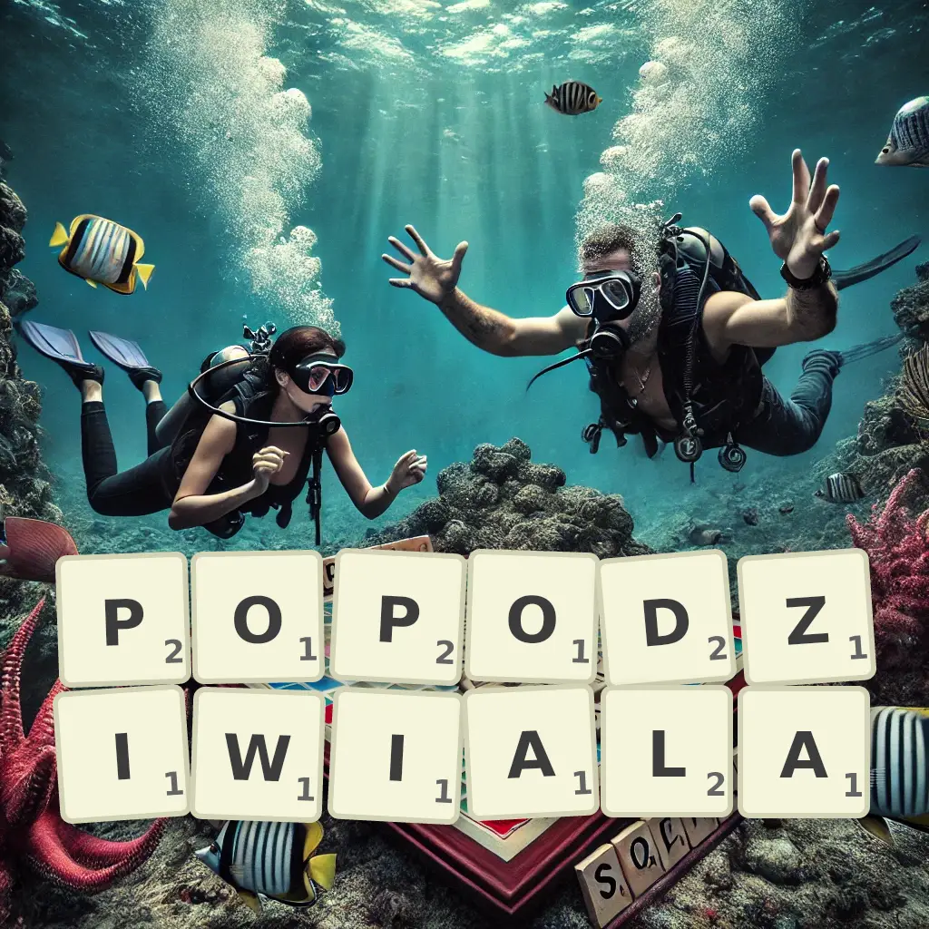 Słowa z liter POPODZIWIAŁA