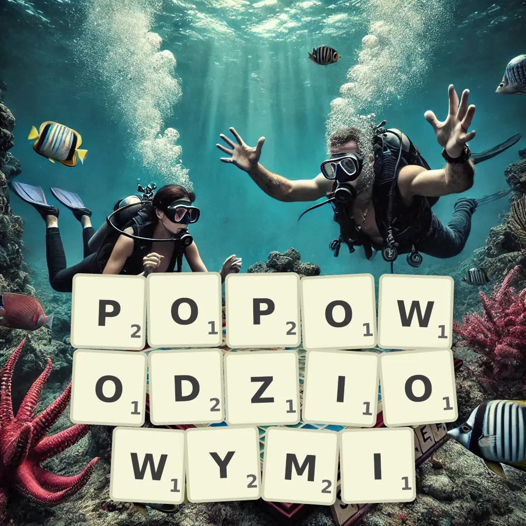 Lista słów z liter POPOWODZIOWYMI Słowa z liter POPOWODZIOWYMI