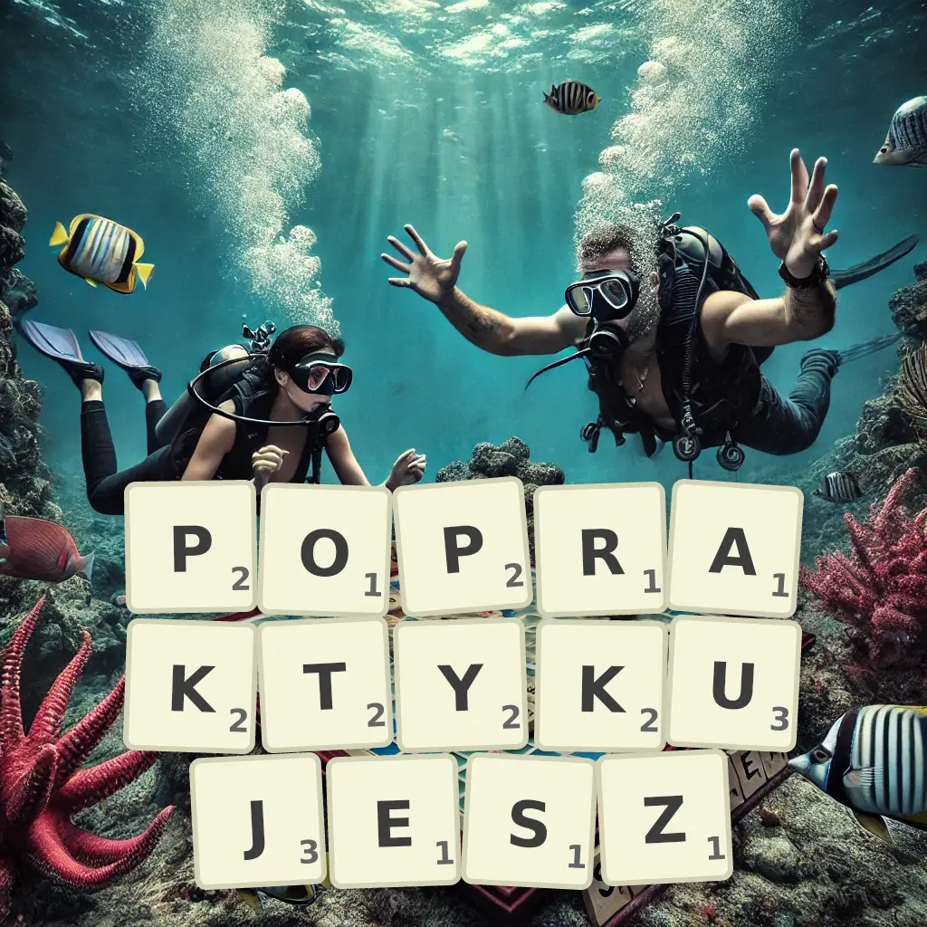 Słowa z liter POPRAKTYKUJESZ