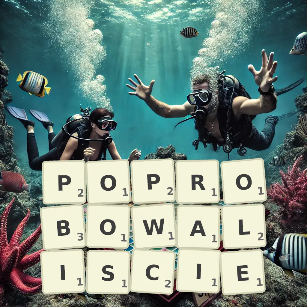 Słowa z liter POPRÓBOWALIŚCIE