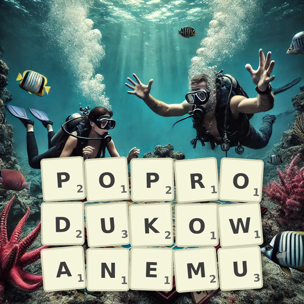 Słowa z liter POPRODUKOWANEMU