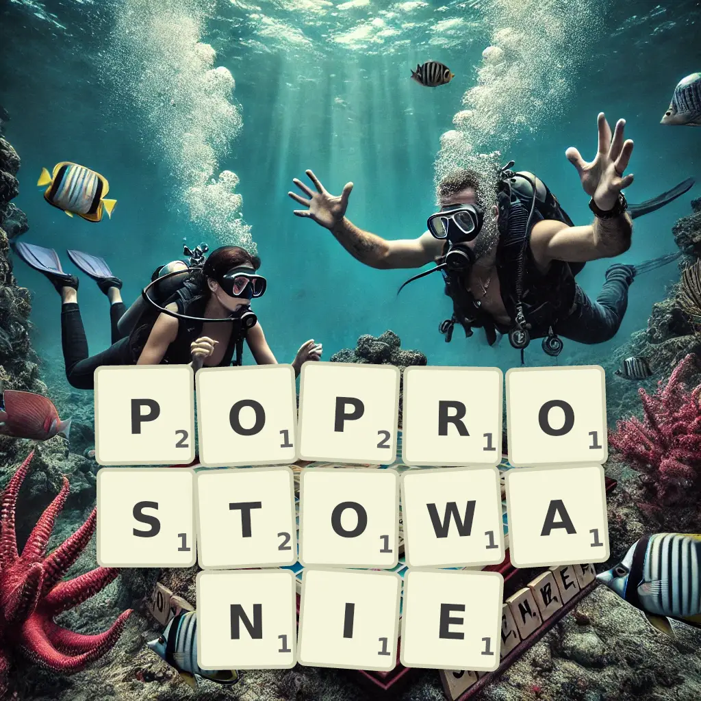 Słowa z liter POPROSTOWANIE