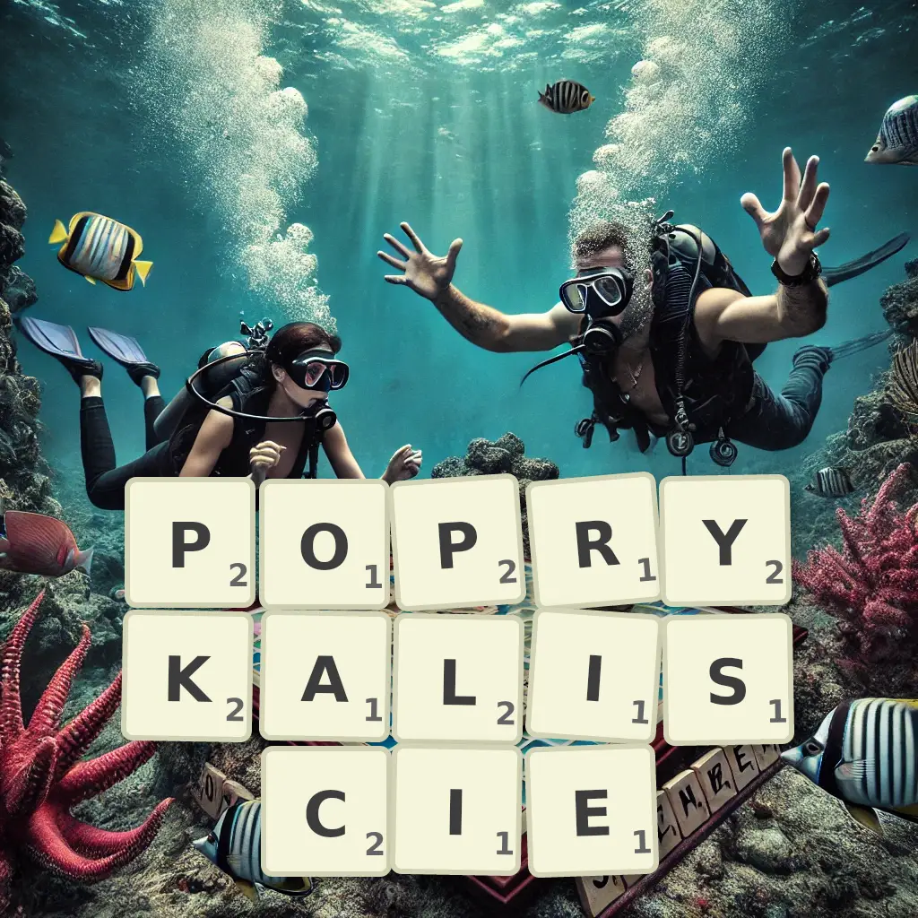 Słowa z liter POPRYKALIŚCIE