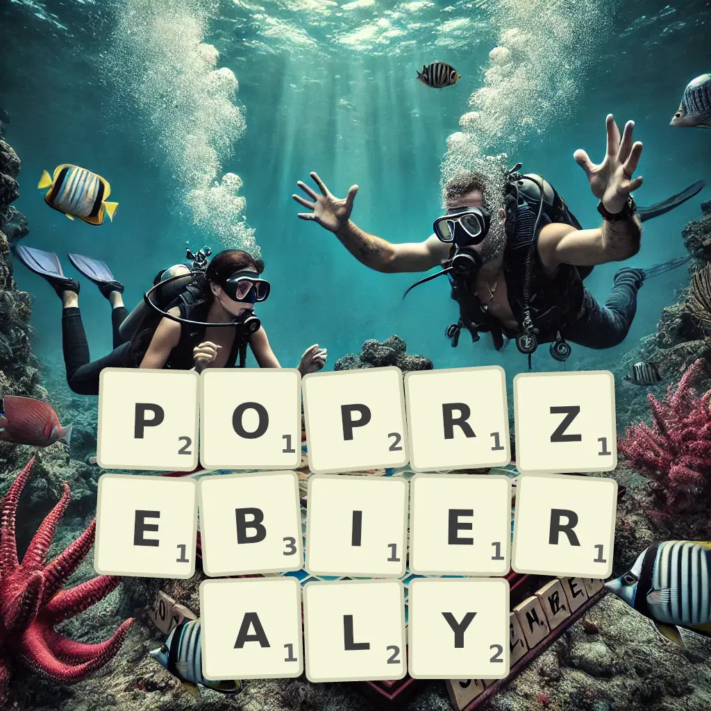 Słowa z liter POPRZEBIERAŁY