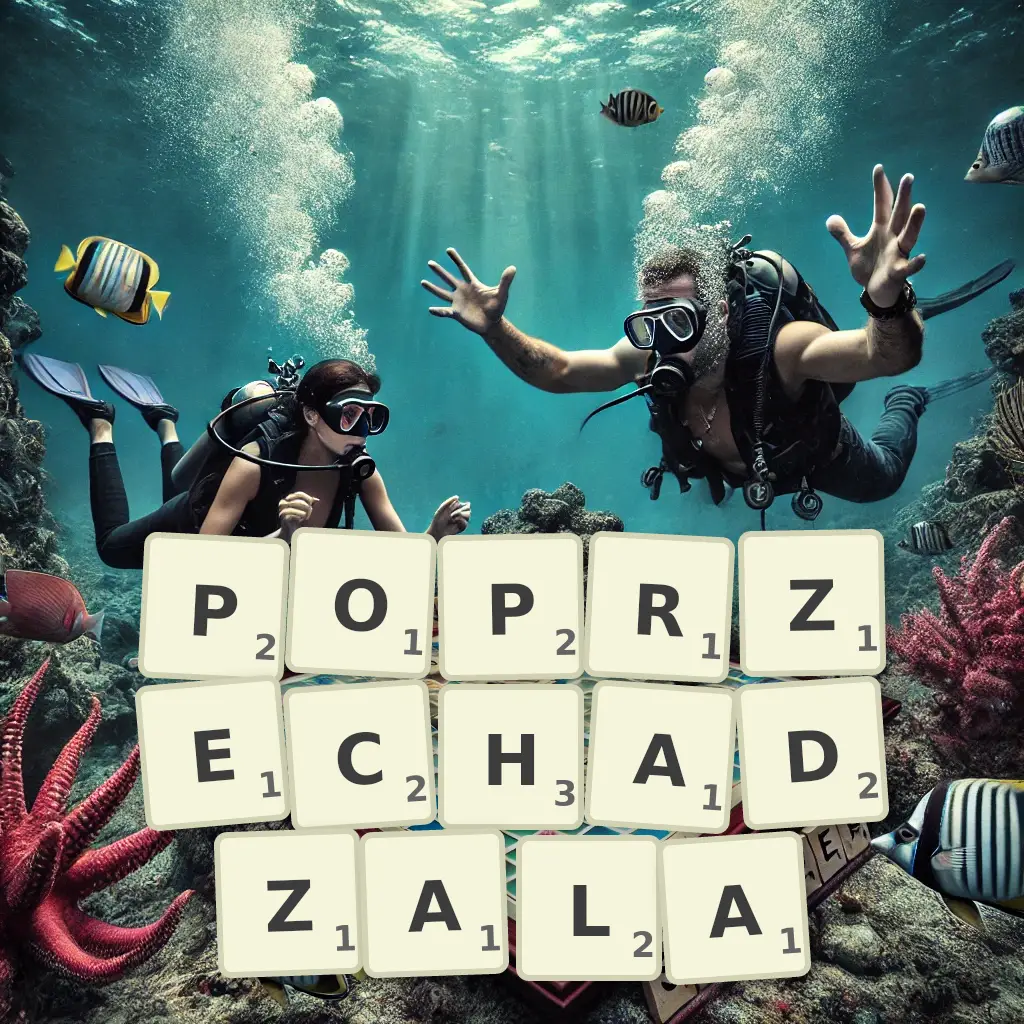 Słowa z liter POPRZECHADZAŁA