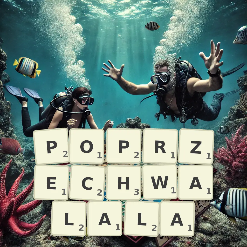 Słowa z liter POPRZECHWALAŁA