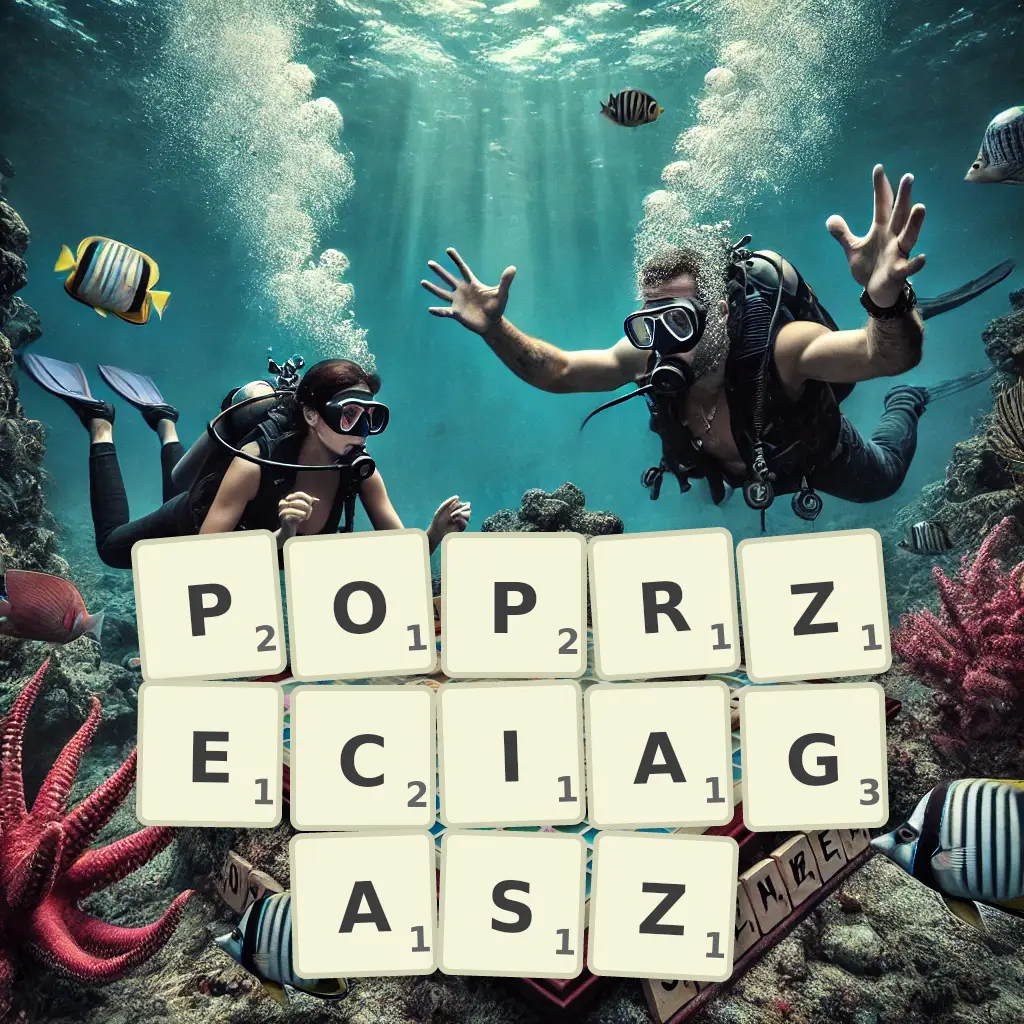 Słowa z liter POPRZECIĄGASZ