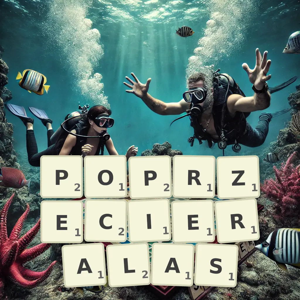 Słowa z liter POPRZECIERAŁAŚ