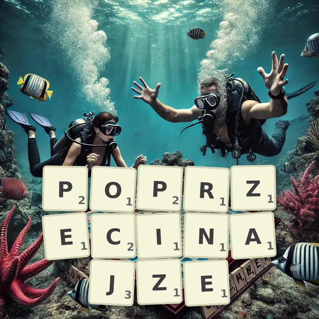 Słowa z liter POPRZECINAJŻE