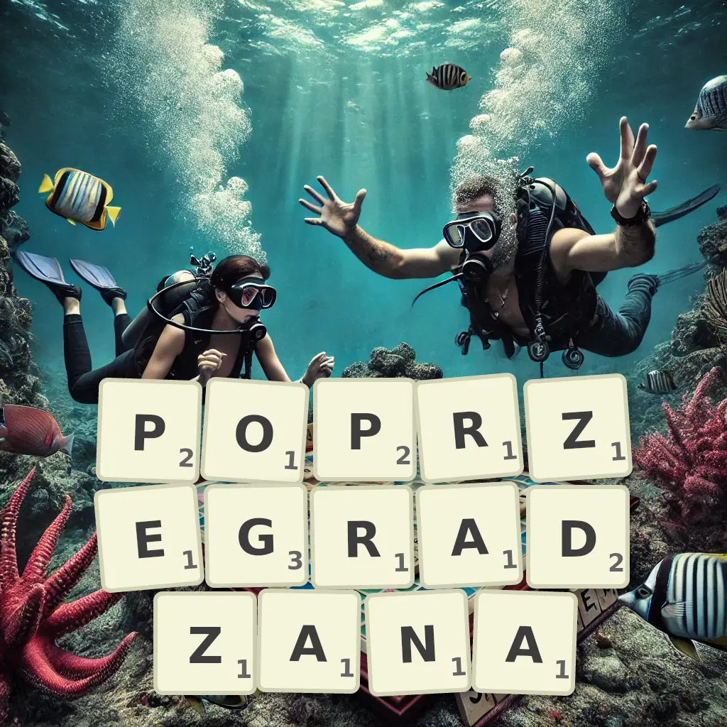 Słowa z liter POPRZEGRADZANA
