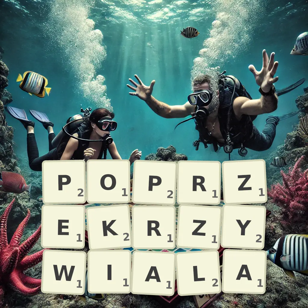 Słowa z liter POPRZEKRZYWIAŁA