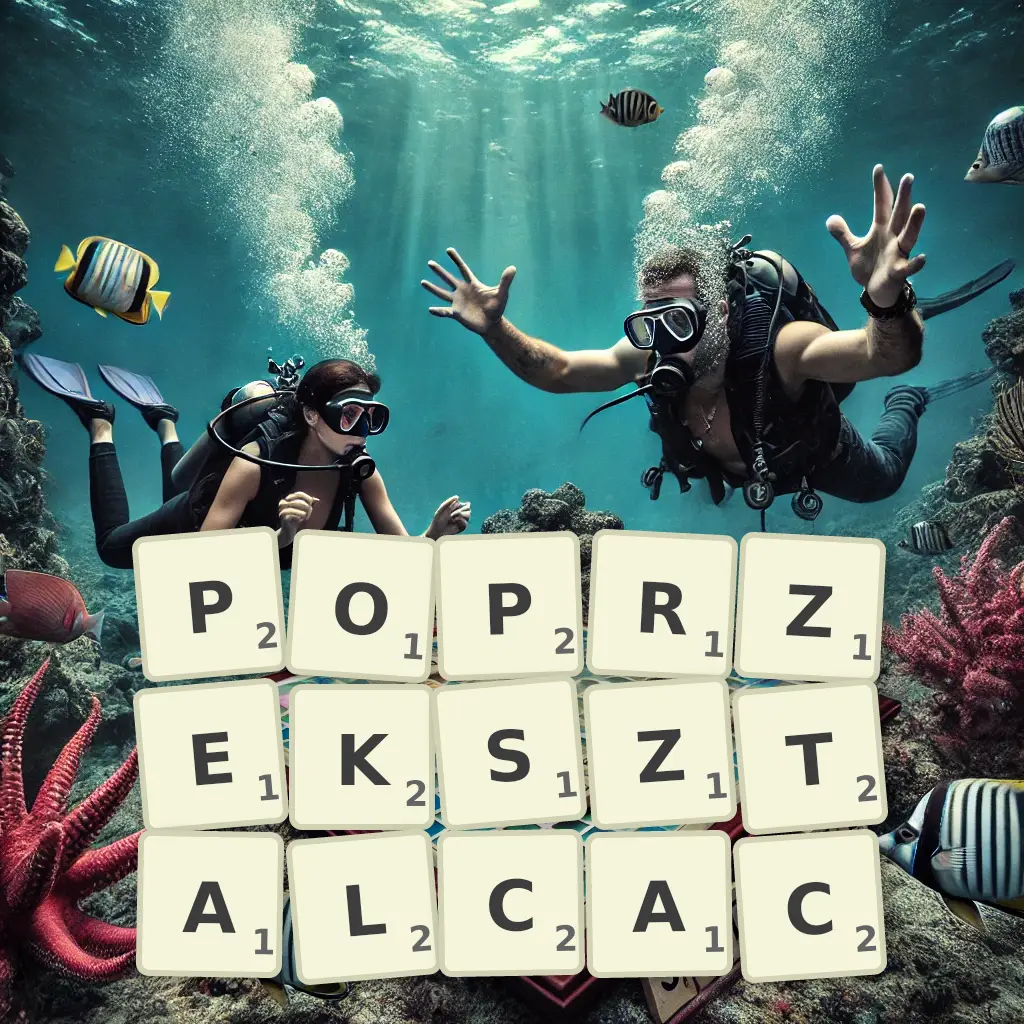 Słowa z liter POPRZEKSZTAŁCAĆ