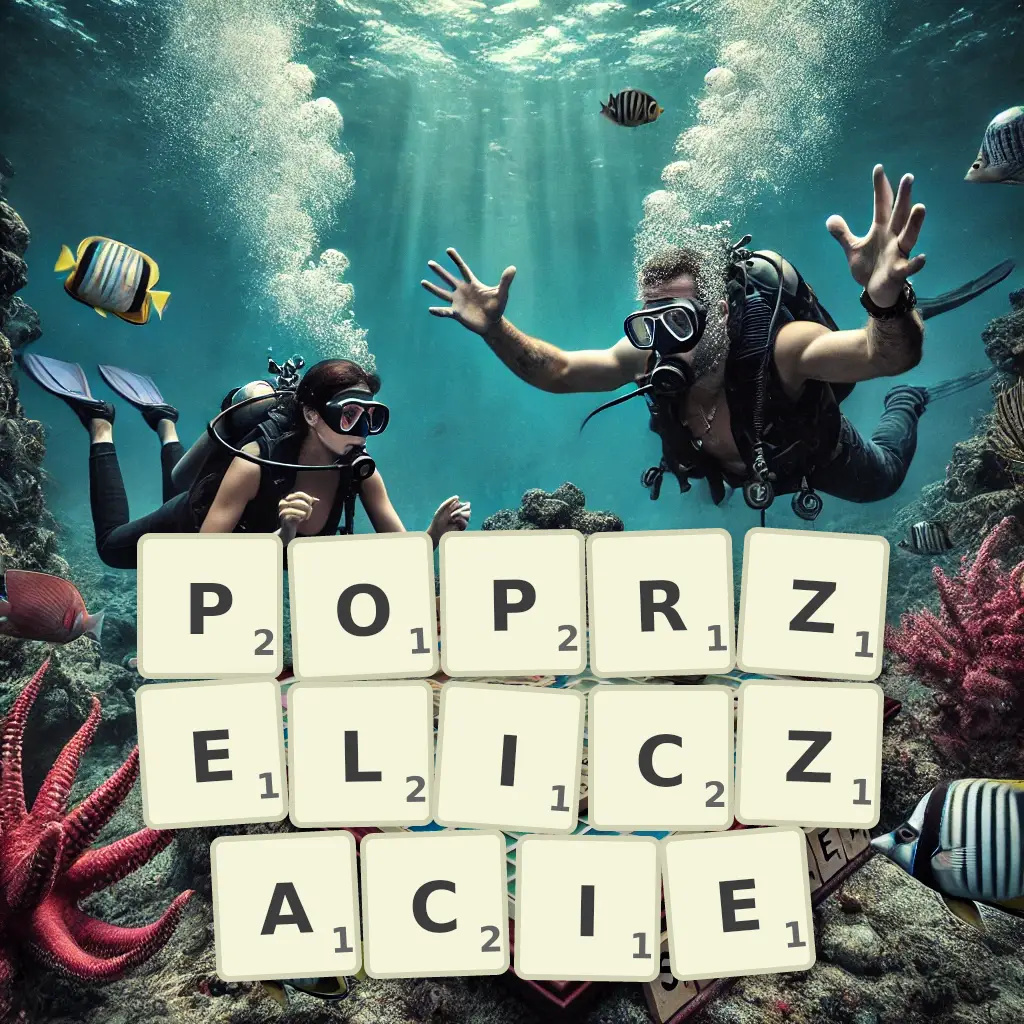 Słowa z liter POPRZELICZACIE
