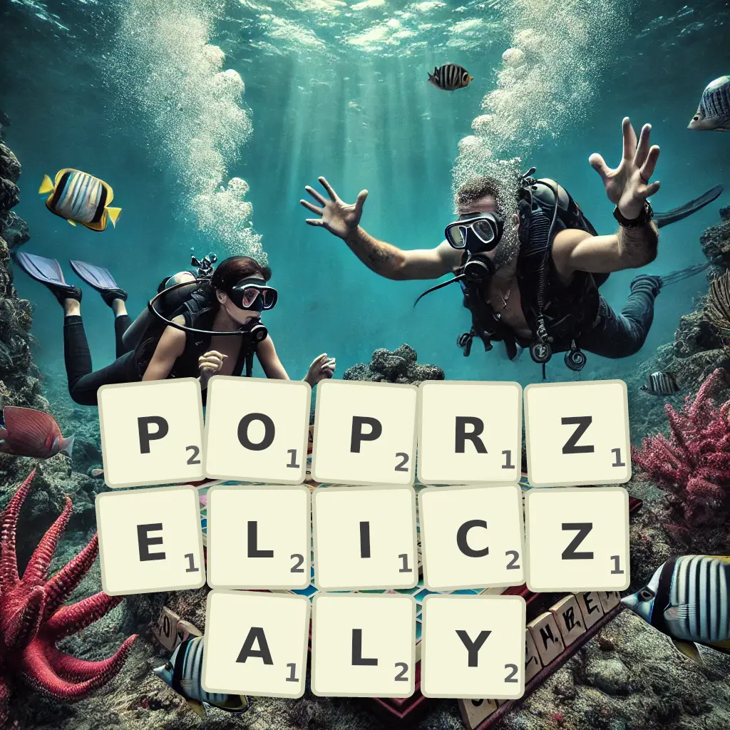 Słowa z liter POPRZELICZAŁY