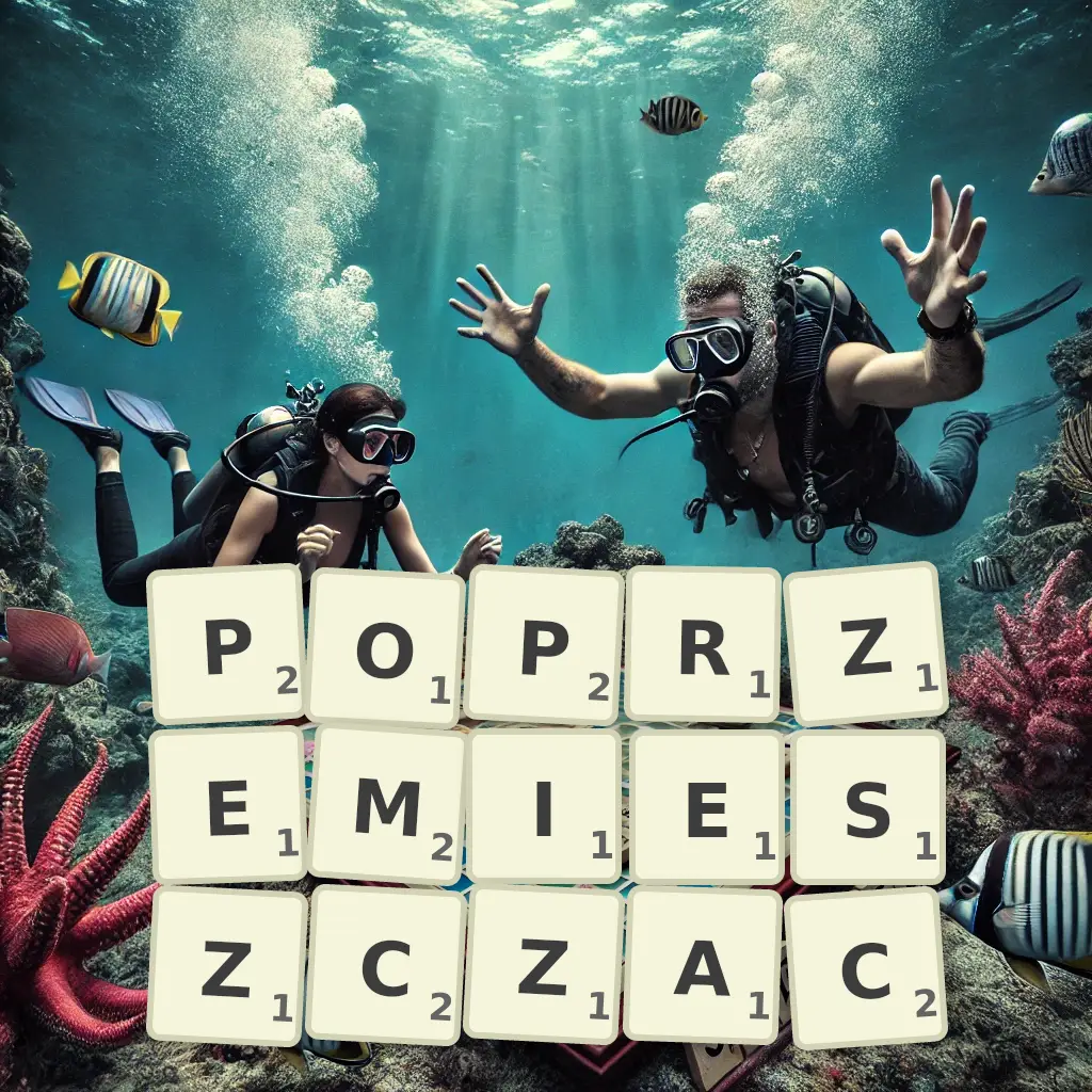 Słowa z liter POPRZEMIESZCZAĆ
