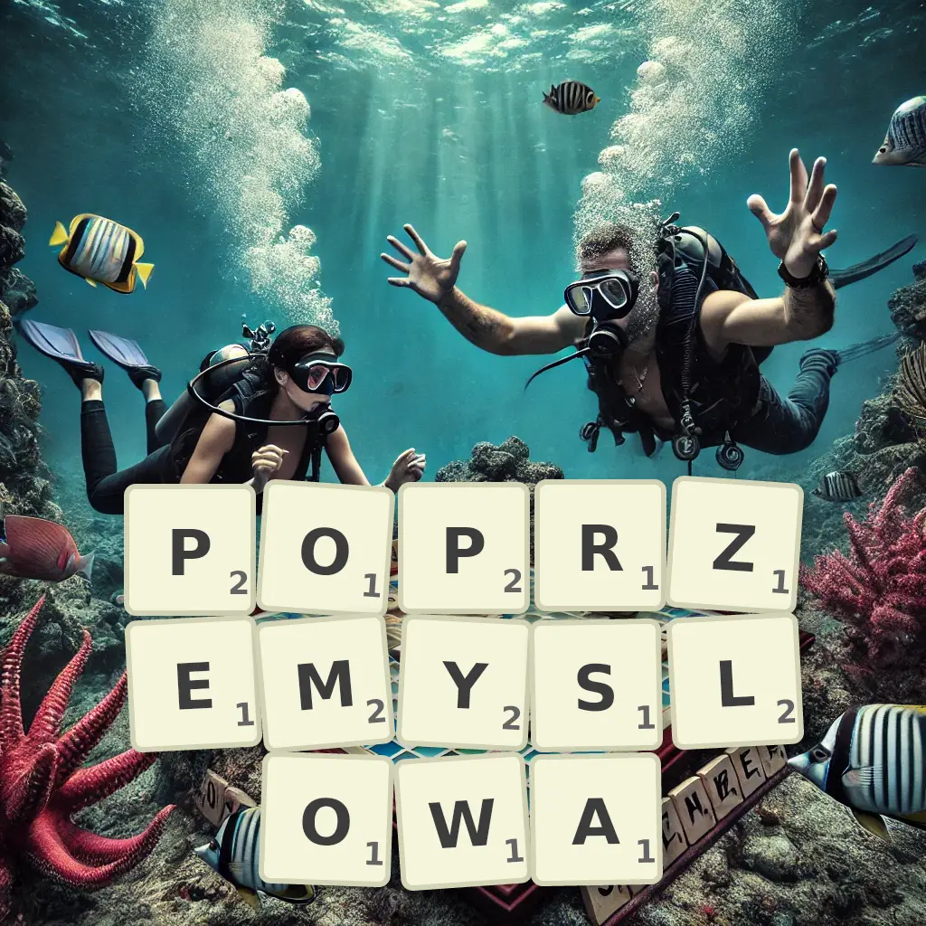 Słowa z liter POPRZEMYSŁOWĄ