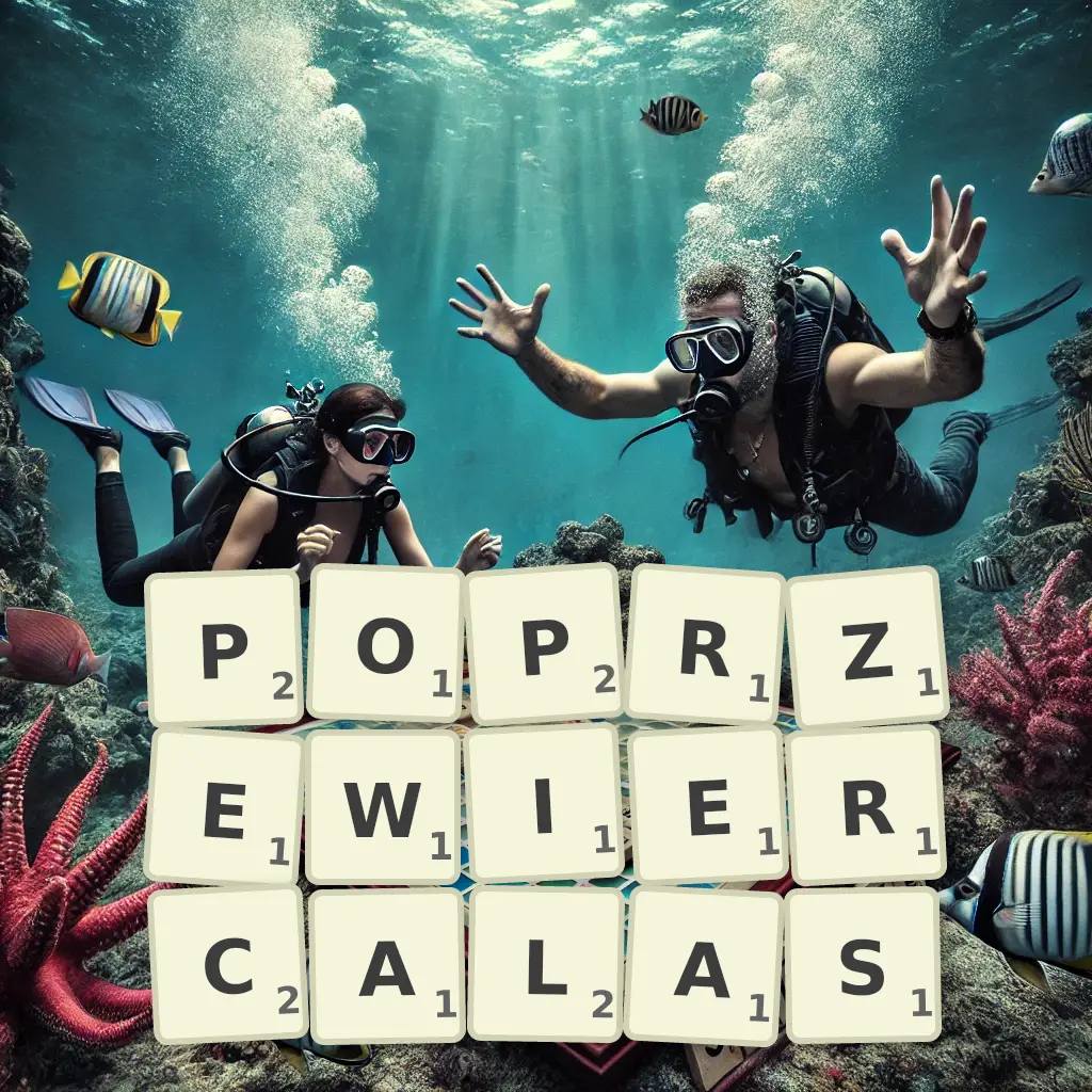 Słowa z liter POPRZEWIERCAŁAŚ
