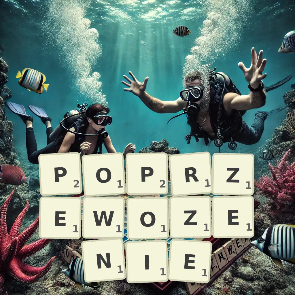 Słowa z liter POPRZEWOŻENIE