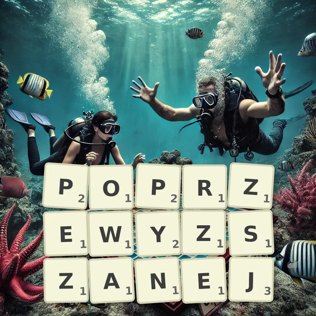 Słowa z liter POPRZEWYŻSZANEJ