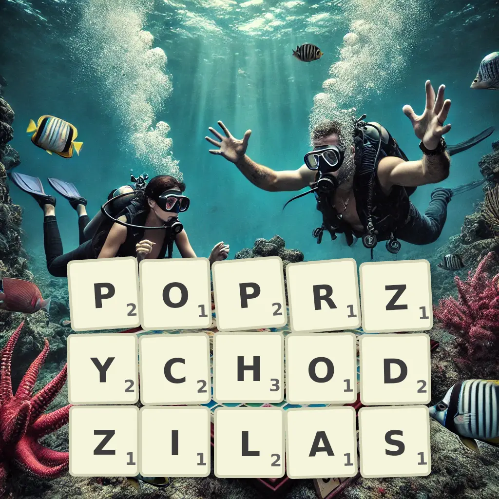 Słowa z liter POPRZYCHODZIŁAŚ
