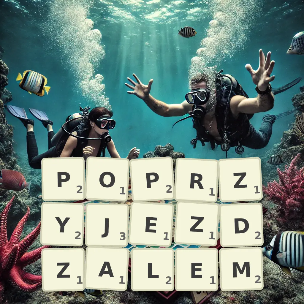 Słowa z liter POPRZYJEŻDŻAŁEM