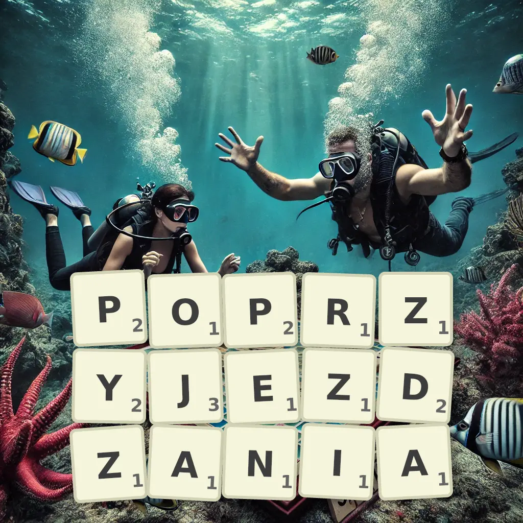 Słowa z liter POPRZYJEŻDŻANIA