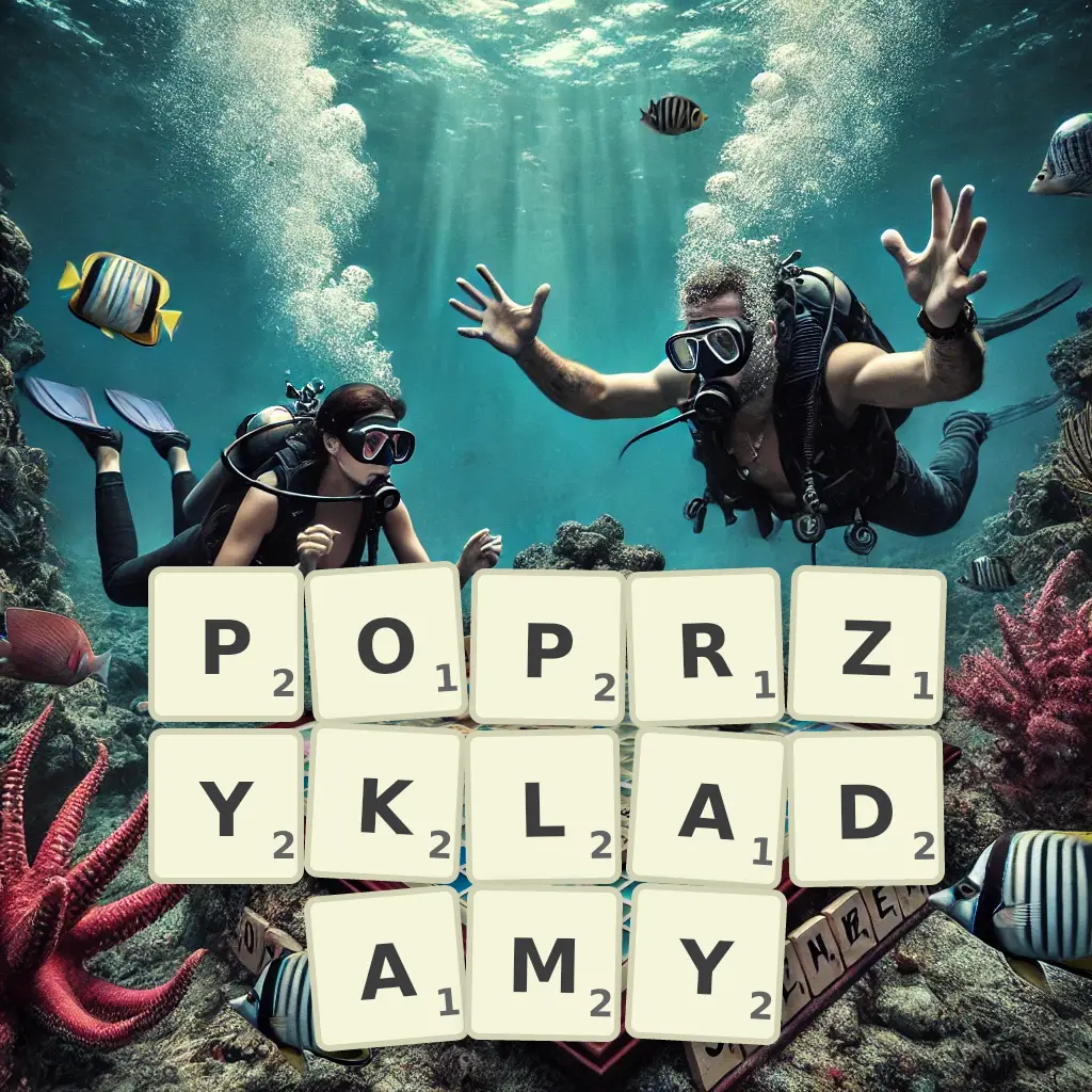 Słowa z liter POPRZYKŁADAMY