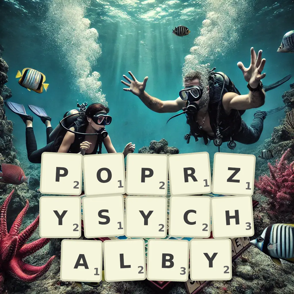 Słowa z liter POPRZYSYCHAŁBY