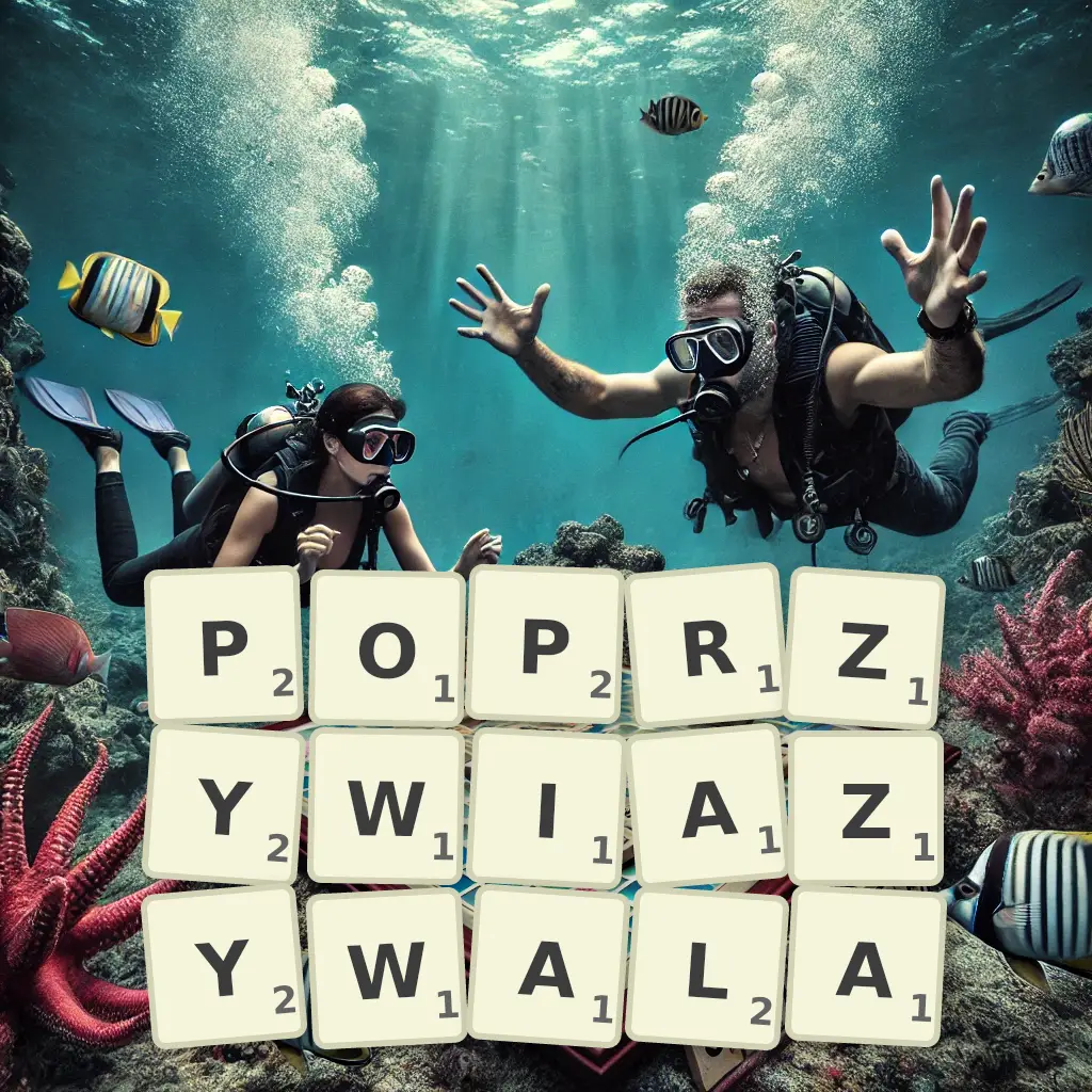 Słowa z liter POPRZYWIĄZYWAŁA