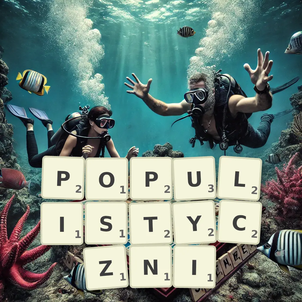 Lista słów z liter POPULISTYCZNI Słowa z liter POPULISTYCZNI