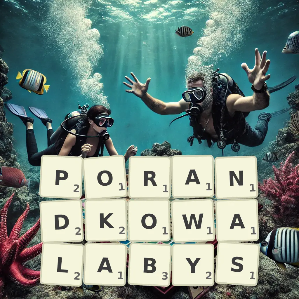 Słowa z liter PORANDKOWAŁABYŚ