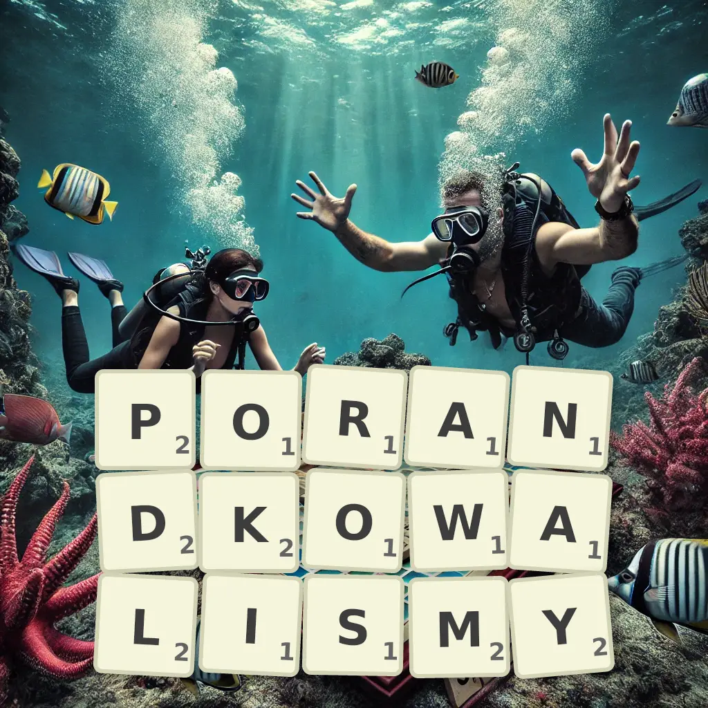 Lista słów z liter PORANDKOWALIŚMY Słowa z liter PORANDKOWALIŚMY