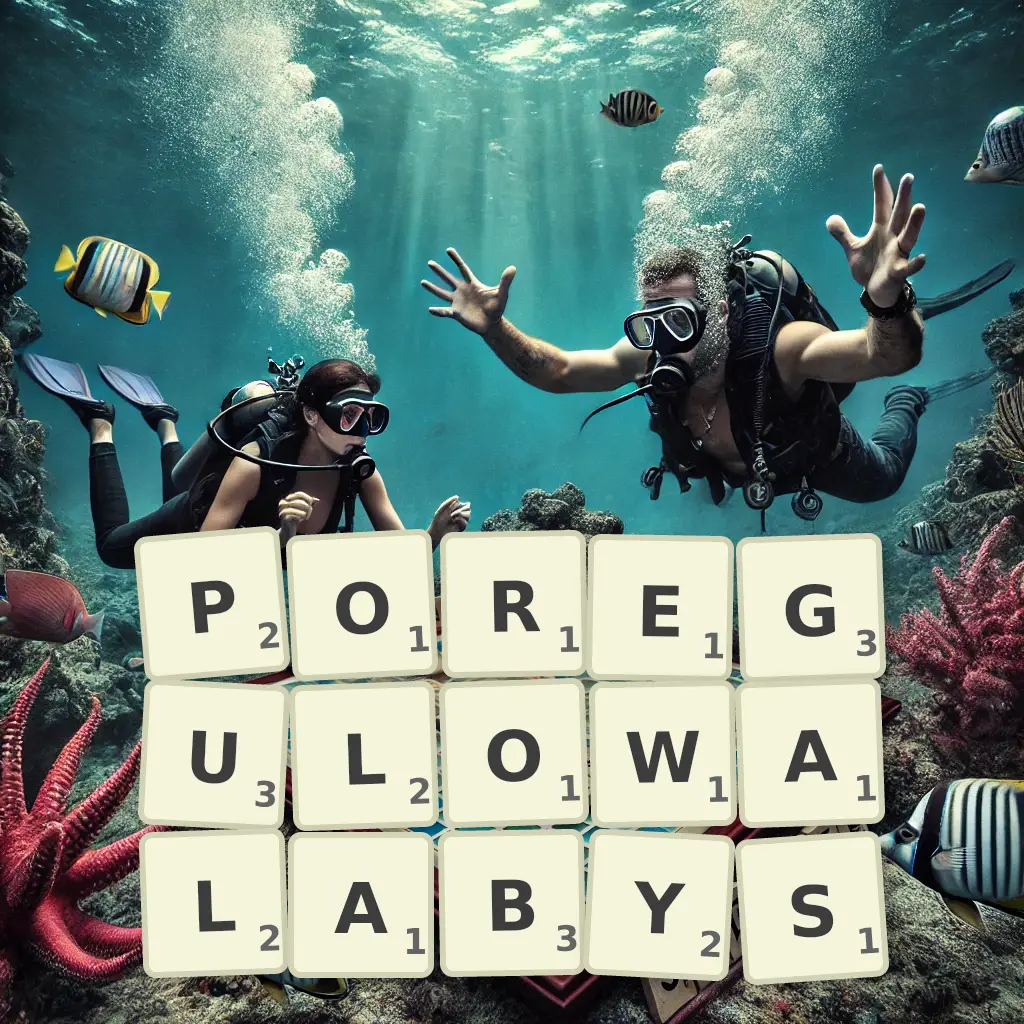 Słowa z liter POREGULOWAŁABYŚ