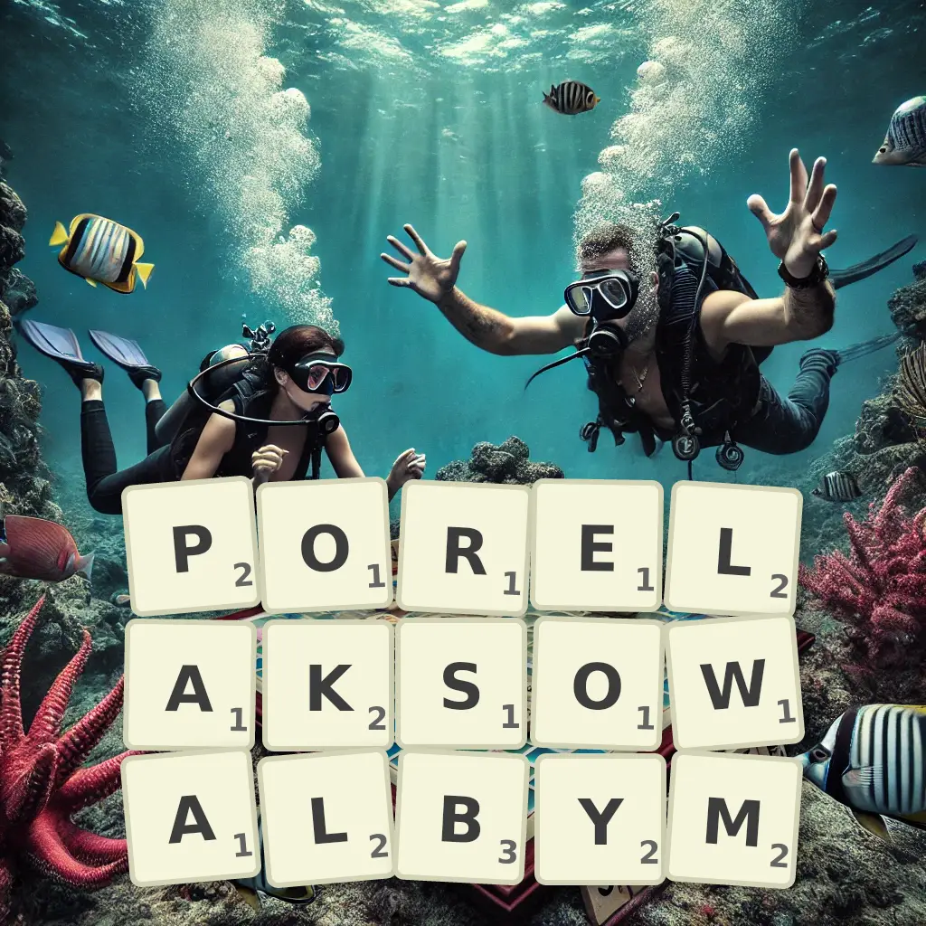 Słowa z liter PORELAKSOWAŁBYM