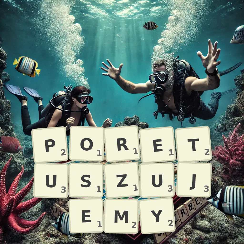 Słowa z liter PORETUSZUJEMY