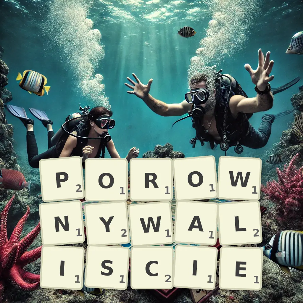 Słowa z liter PORÓWNYWALIŚCIE