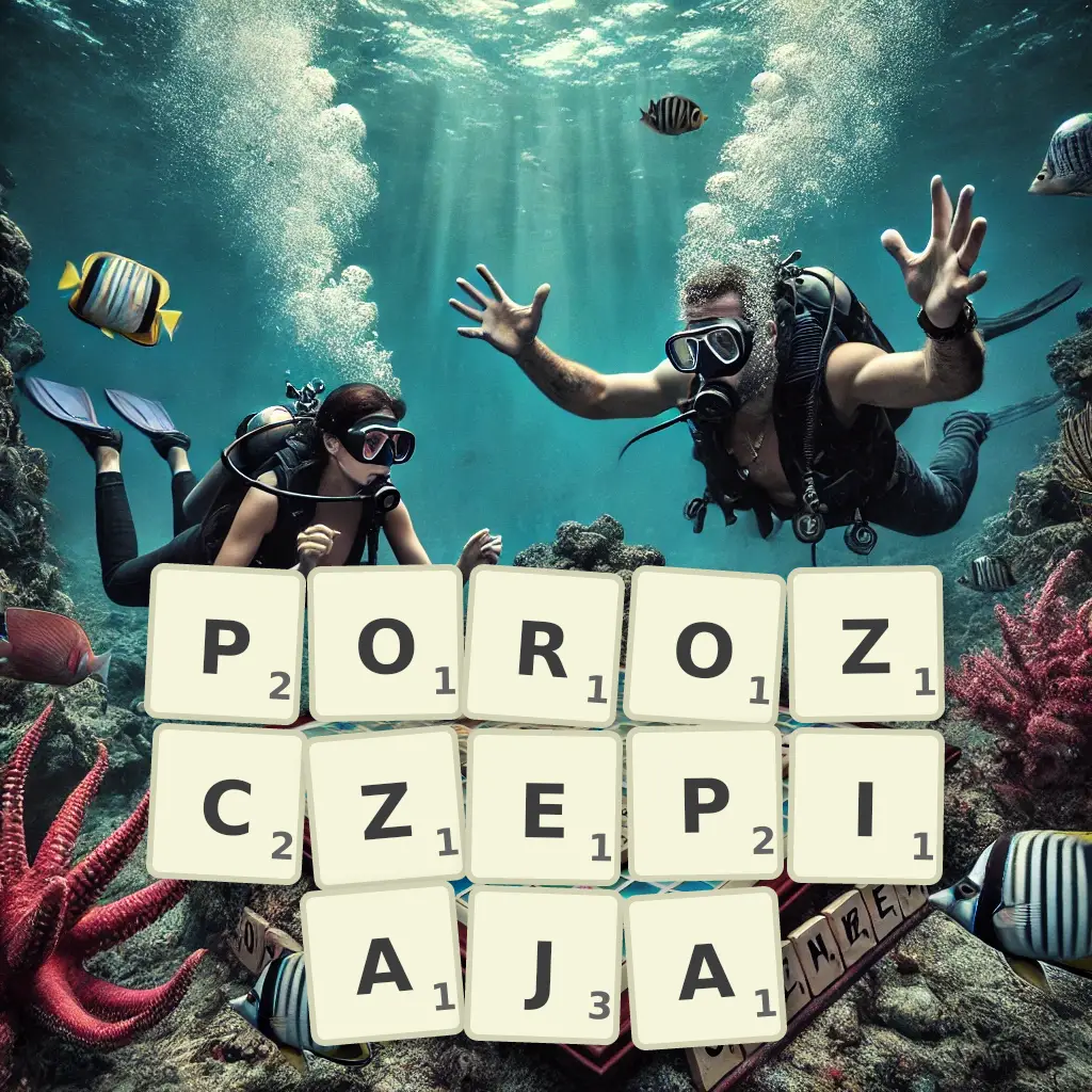Słowa z liter POROZCZEPIAJĄ