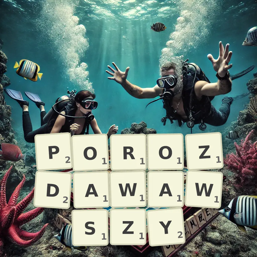 Słowa z liter POROZDAWAWSZY