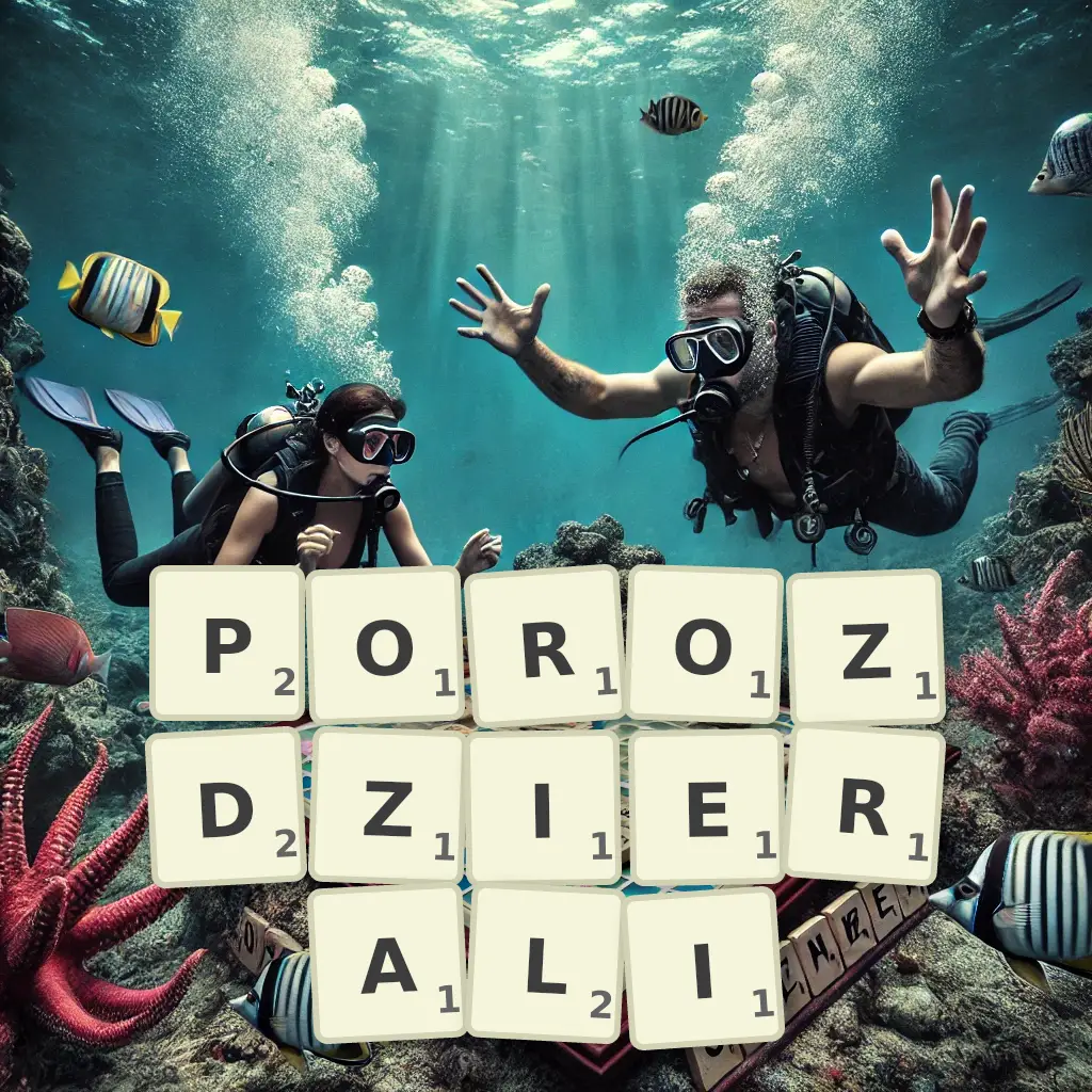 Słowa z liter POROZDZIERALI