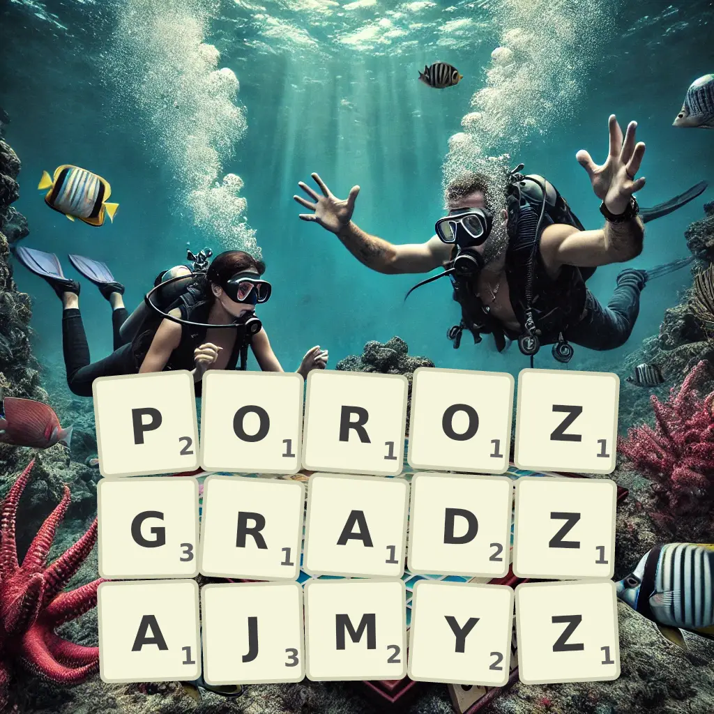 Słowa z liter POROZGRADZAJMYŻ