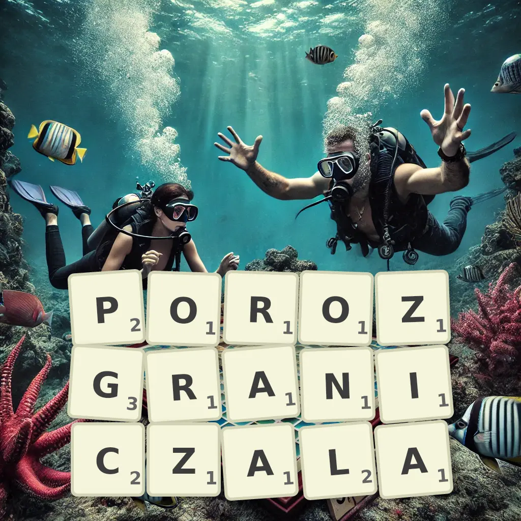 Słowa z liter POROZGRANICZAŁA