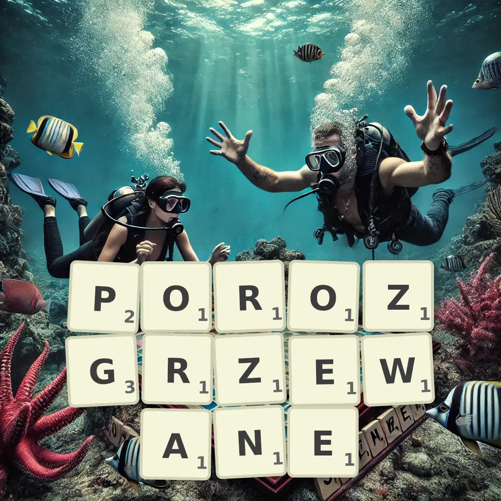 Słowa z liter POROZGRZEWANE