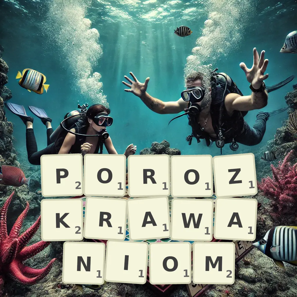 Słowa z liter POROZKRAWANIOM