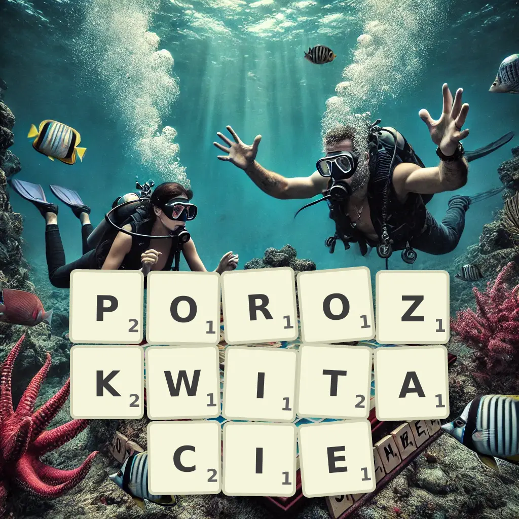 Słowa z liter POROZKWITACIE