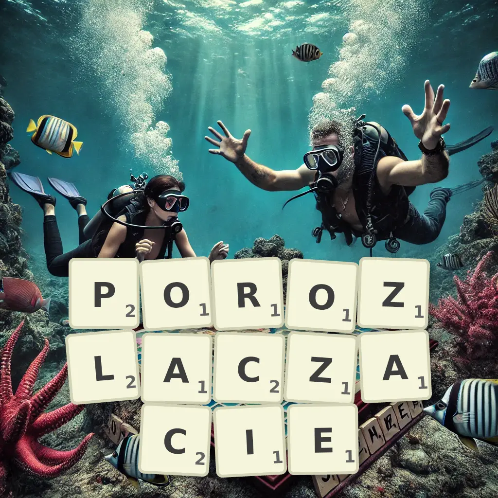 Słowa z liter POROZŁĄCZACIE