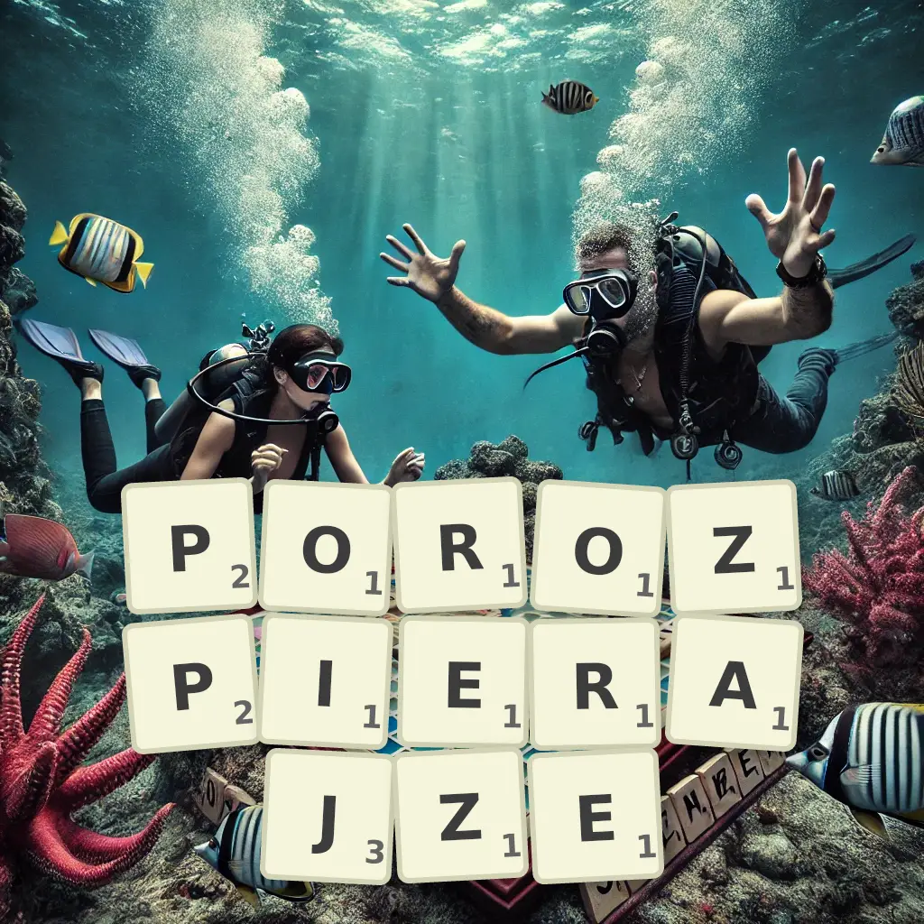 Słowa z liter POROZPIERAJŻE